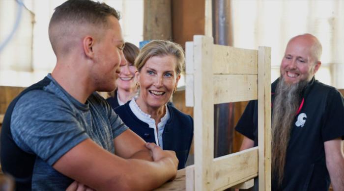 Duchess Sophie praises Shropshire charities on tour of life-changing community projects
