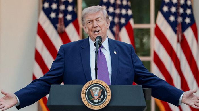Trump goes on social media conspiracy posting spree
