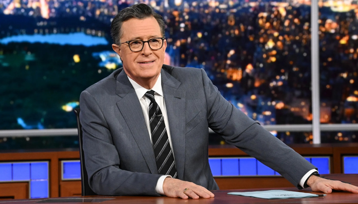 Stephen Colbert's final episodes turning into PDA fest