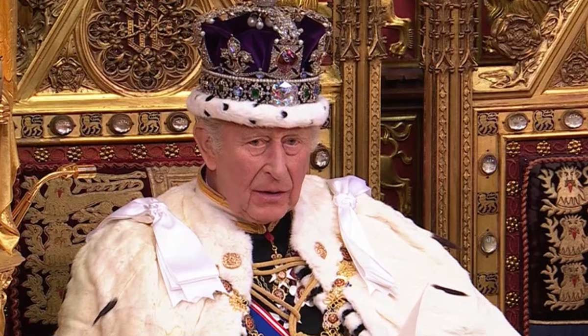 Palace releases stunning video of King Charles as monarch delivers speech