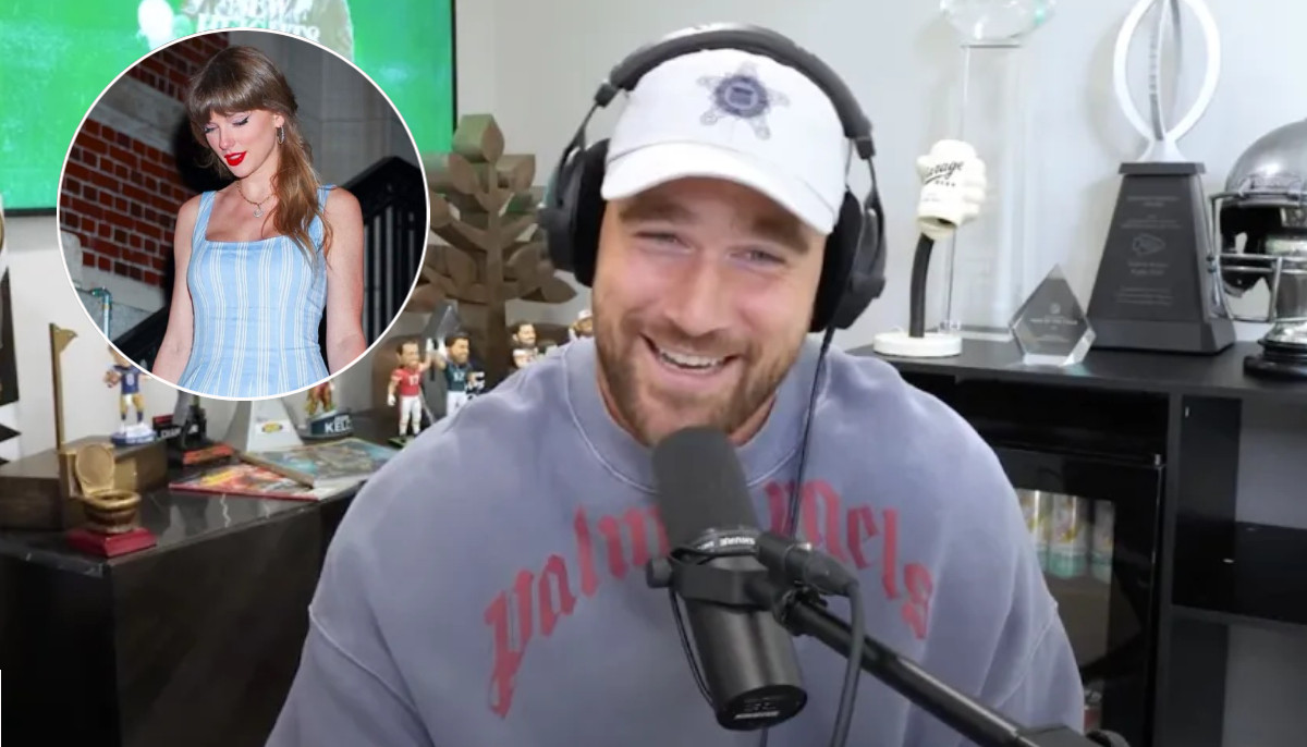 Travis Kelce spills the tea on recent London trip with Taylor Swift