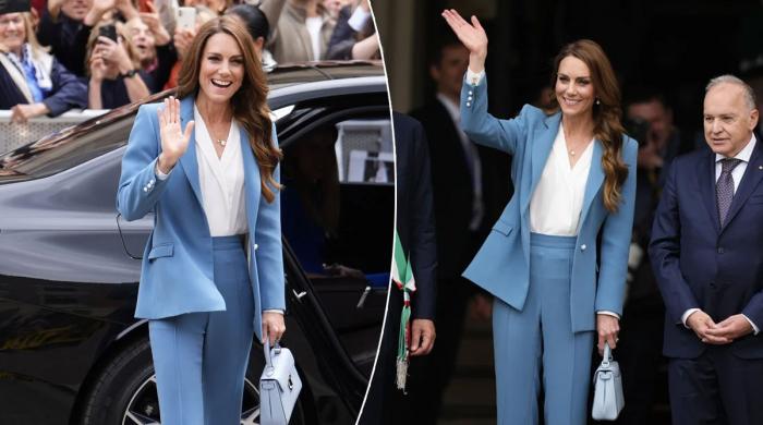 Princess Kate receives roaring welcome as she steps out in Reggio Emilia