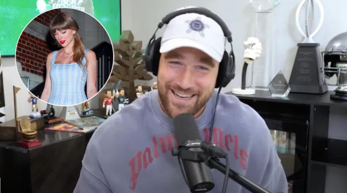Travis Kelce spills the tea on recent London trip with Taylor Swift