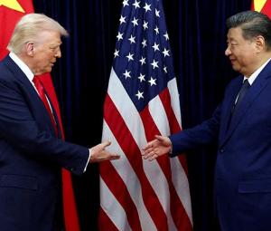 Trump vows to push Xi to 'open up' China at superpower summit