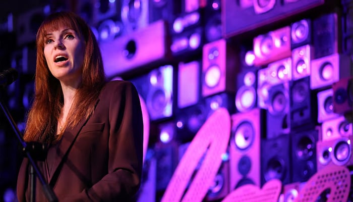 Britains former Deputy Prime Minister Angela Rayner delivers a keynote speech at the Night Time Economy Summit in Liverpool, Britain, February 12, 2026. — Reuters
