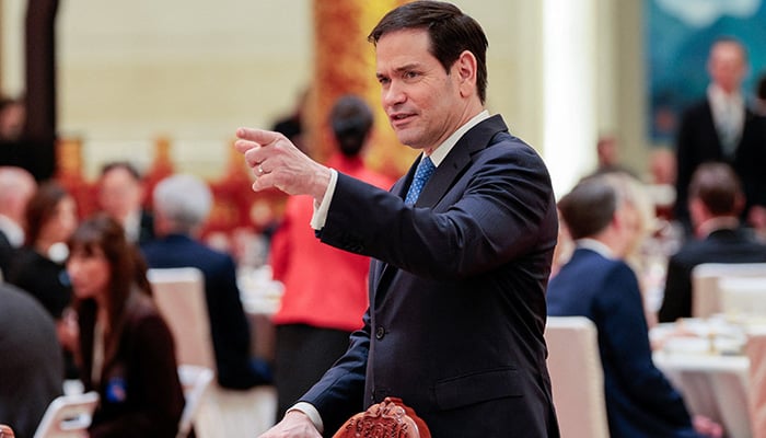 US Secretary of State Marco Rubio arrives to attend a state banquet with US President Donald Trump and Chinese President Xi Jinping at the Great Hall of the People in Beijing, China, May 14, 2026. — Reuters