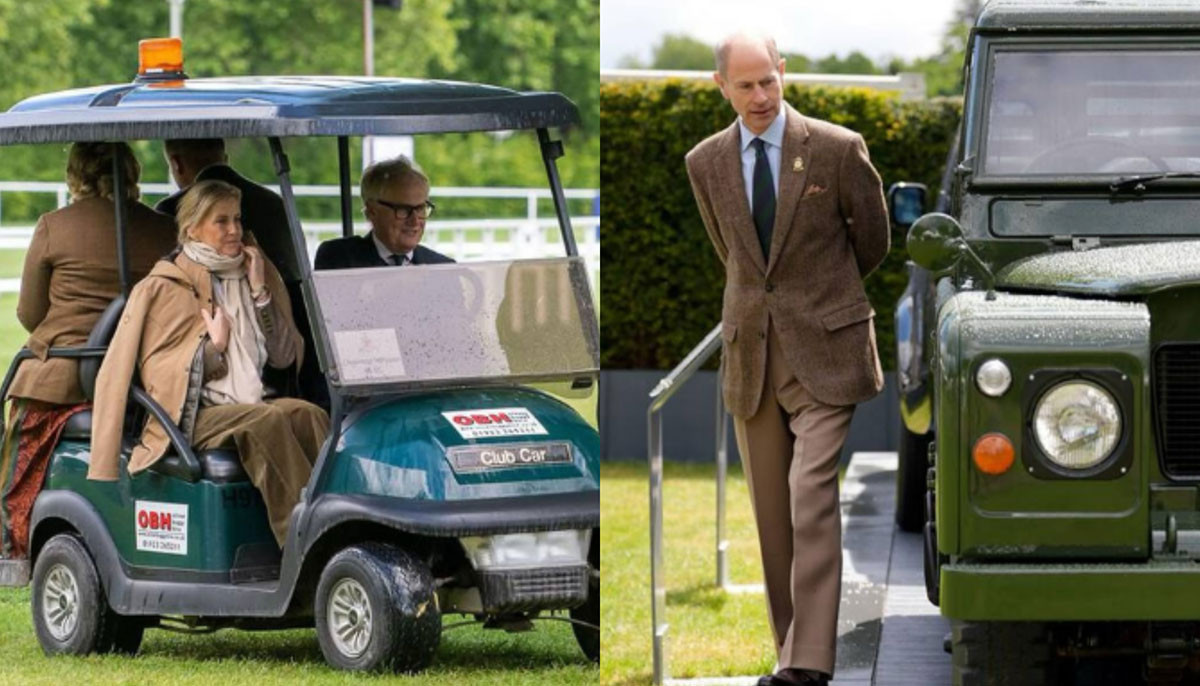 Duke and Duchess of Edinburgh spotted matching in surprise royal outing