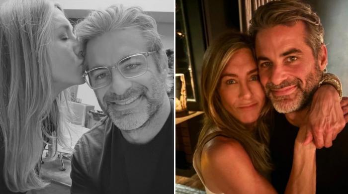 Jennifer Aniston kisses Jim Curtis in sweet life update photo dump