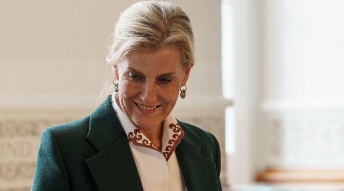 Palace issues statement as Duchess Sophie rubs shoulders with King