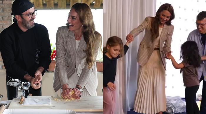 Princess Kate cooks up 'the power of connection' with Italian families