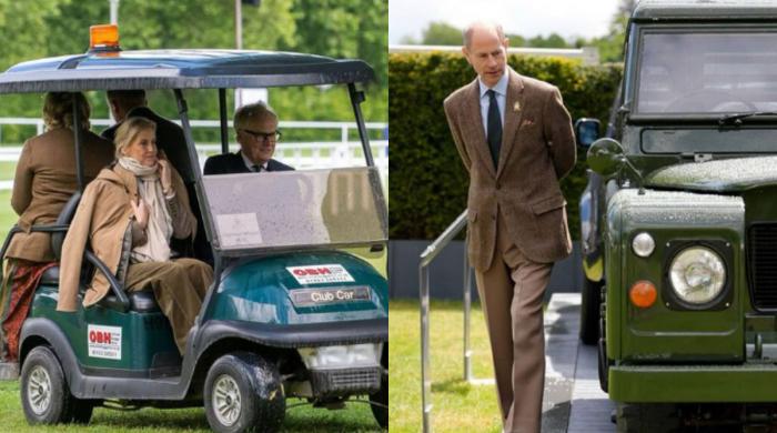 Duke and Duchess of Edinburgh spotted matching in surprise royal outing