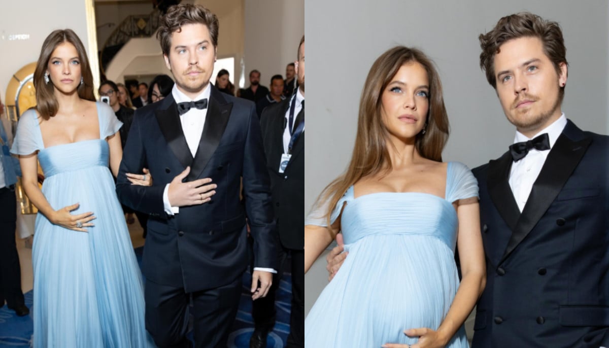 Barbara Palvin and Dylan Sprouse share baby news at Cannes