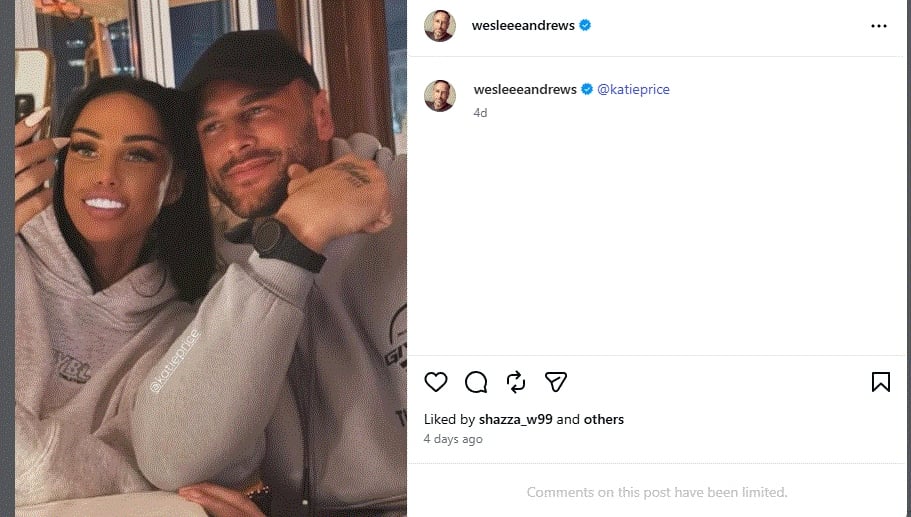 Lee Andrews official Instagram account