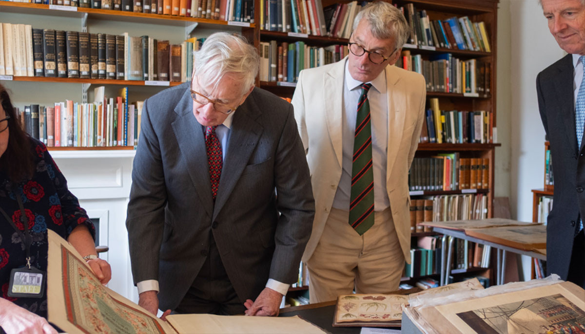 Duke of Gloucester enjoys 'a treat' visit to historic Morrab Library