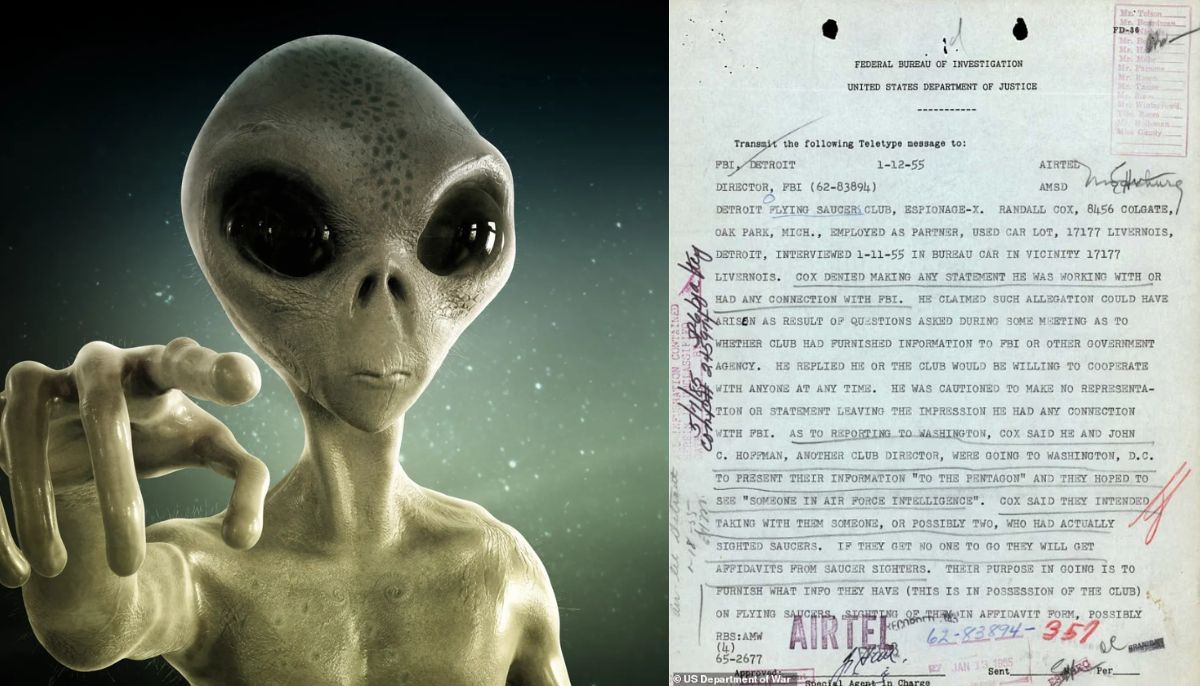 Aliens contacted humans to prepare for future landings, declassified FBI memo claims