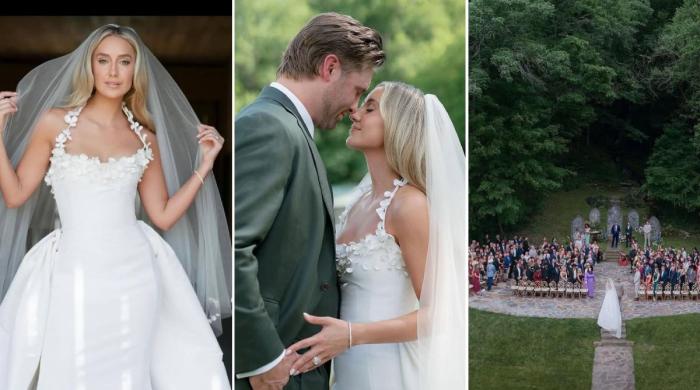 Lainey Wilson shares wedding photos with new hubby after getting 'hitched'