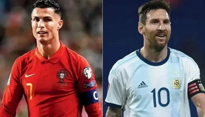 Lionel Messi and Cristiano Ronaldo in action for Argentina and Potugal. — AFP/File