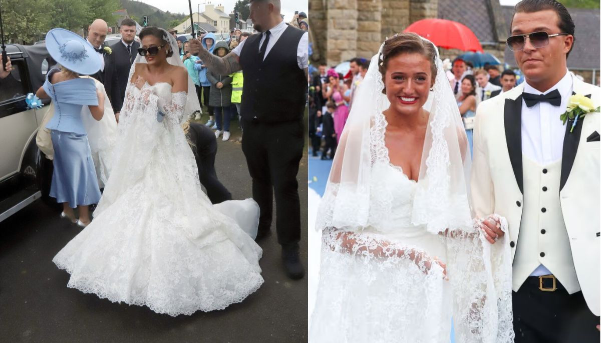Tyson Fury's daughter Venezuela wore Crocs with 50-ft train at her wedding: See full event details