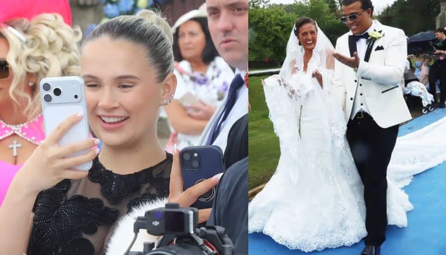 Molly Mae Hague attended the wedding of Venezuela Fury alongside her daughter Bambi