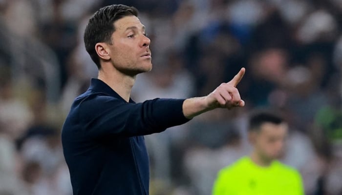 Xabi Alonso reacts during the  Spanish Super Cup Semi Final at King Abdullah Sports City, Jeddah, Saudi Arabia, January 8, 2026. — Reuters