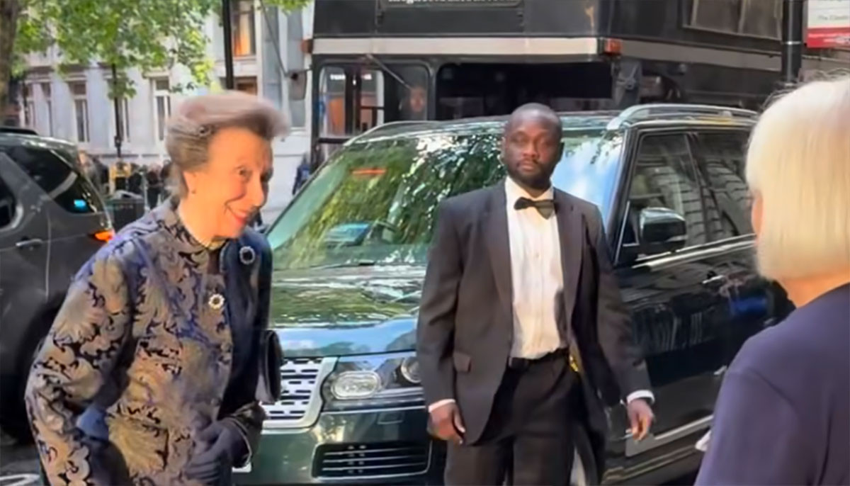 Princess Anne celebrates Team GB success before departing for Greece