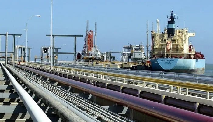 An oil tanker is seen at the Jose refinery cargo terminal in Venezuela. — Reuters/File
