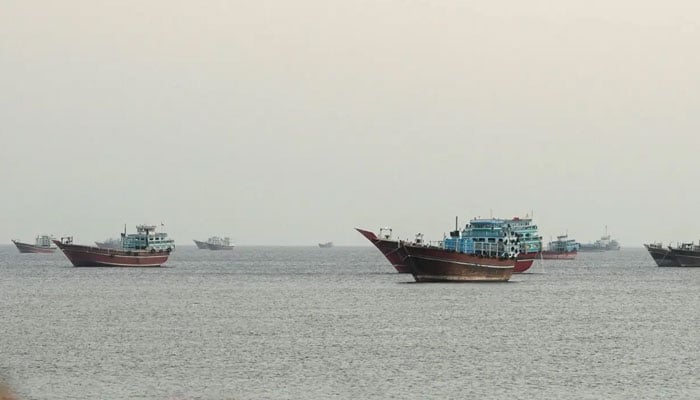 In this image vessels are seen in the Strait of Hormuz, Musandam, Oman on May 18, 2026. — Reuters