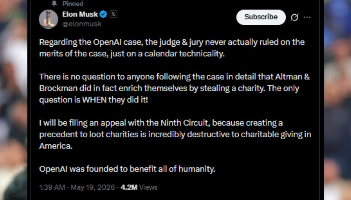 Elon Musk lashes out after OpenAI lawsuit dismissal, vows appeal