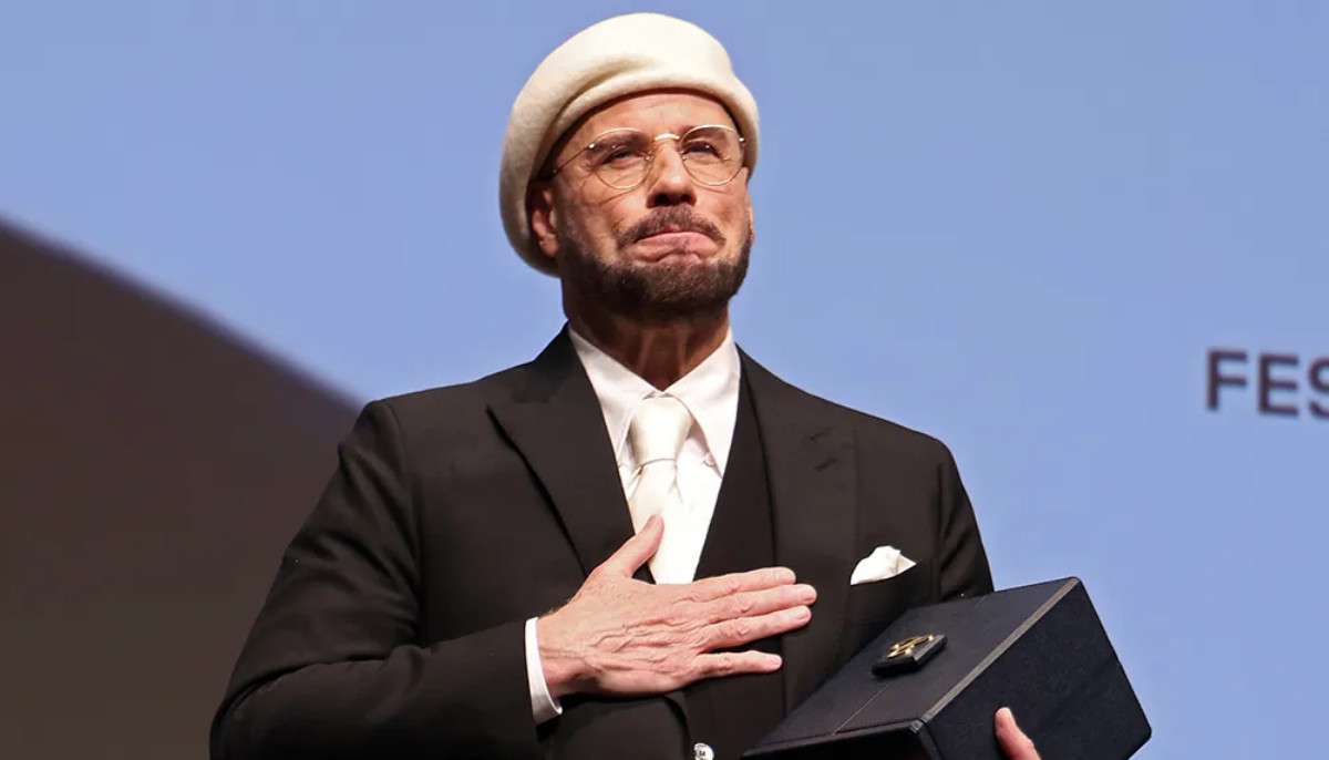 John Travolta opens up on viral Cannes look this year