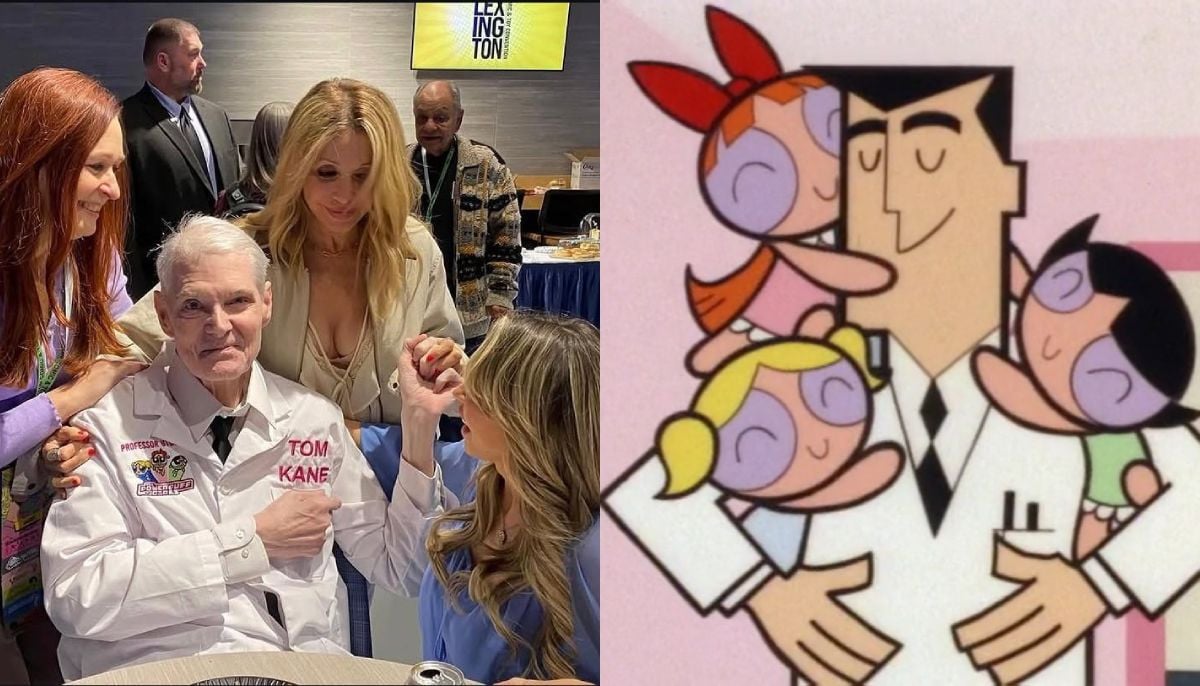 The Powerpuff Girls pay tribute to Professor Utonium voice actor Tom Kane