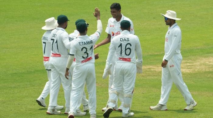 Pakistan lose both openers in pursuit of 437 against Bangladesh in Sylhet Test