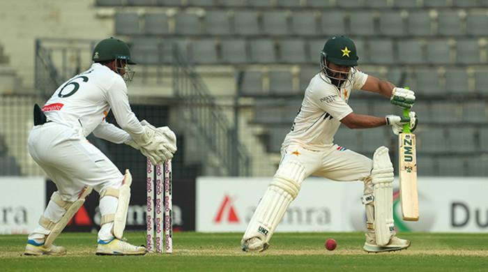 WATCH: Bangladesh players sledge Rizwan during tense Sylhet Test chase