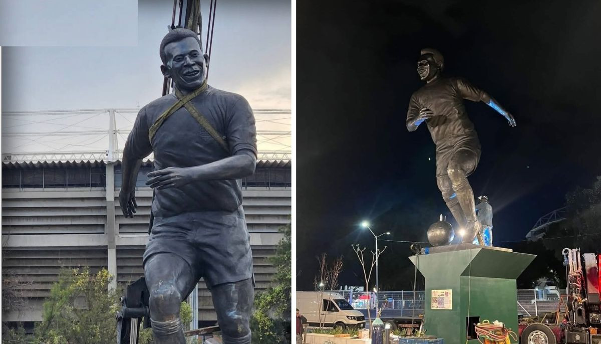Massive Pele statue unveiled in Mexico ahead of 2026 FIFA World Cup