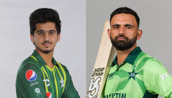 (From left) Openers Saim Ayub and Fakhar Zaman. — PCB/File