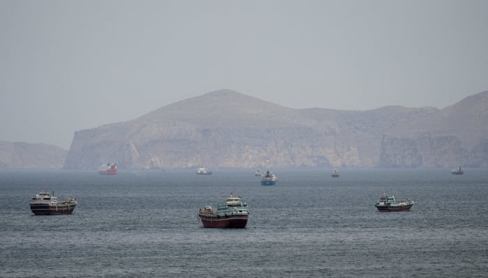 Ships and boats in the Strait of Hormuz, Musandam, Oman, April 22, 2026. — Reuters