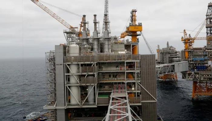A general view of the Equinors Johan Sverdrup oilfield platforms in the North Sea, Norway. — Reuters/File