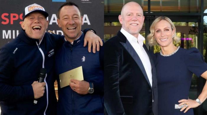 Zara Tindall's husband Mike pokes fun at John Terry