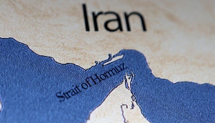 A map showing the Strait of Hormuz and Iran is seen in this illustration taken June 22, 2025. — Reuters