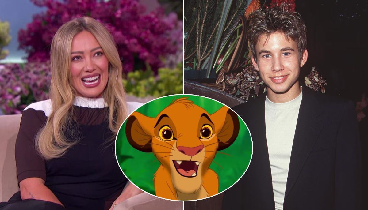 Hilary Duff reveals her first celebrity crush was young Simba's voice actor