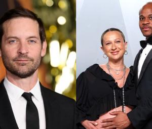 Tobey Maguire spotted with ex Jennifer Meyer and her fiance
