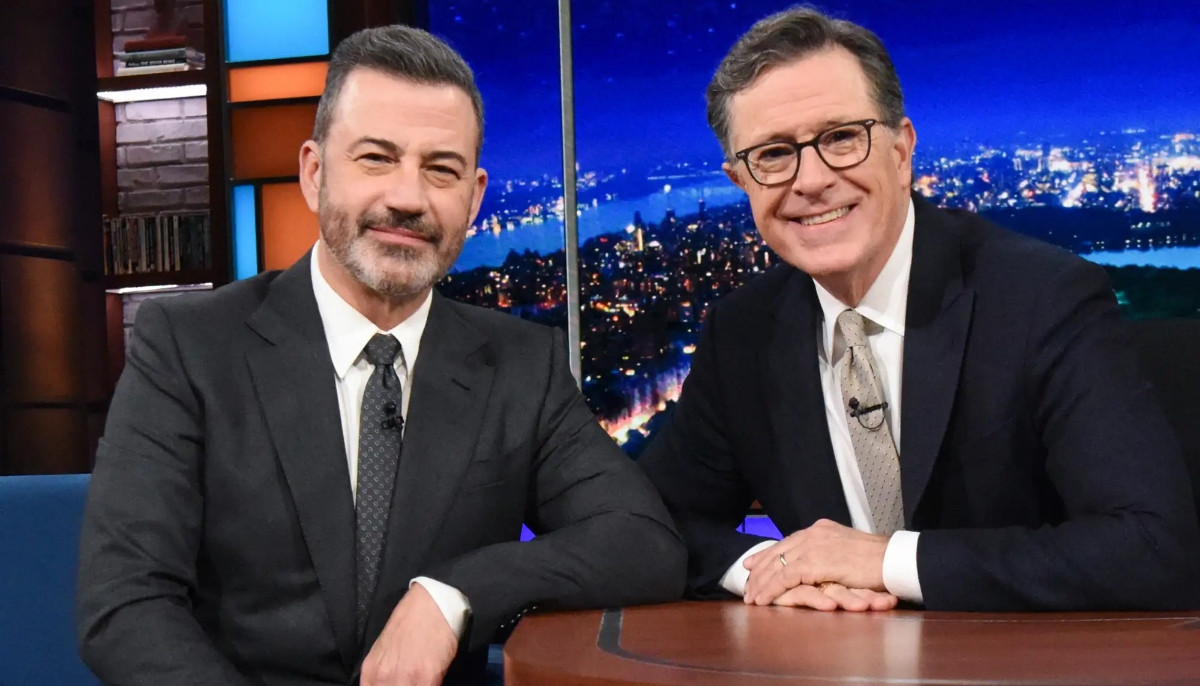 Jimmy Kimmel fires back ahead of Stephen Colbert's final goodbye