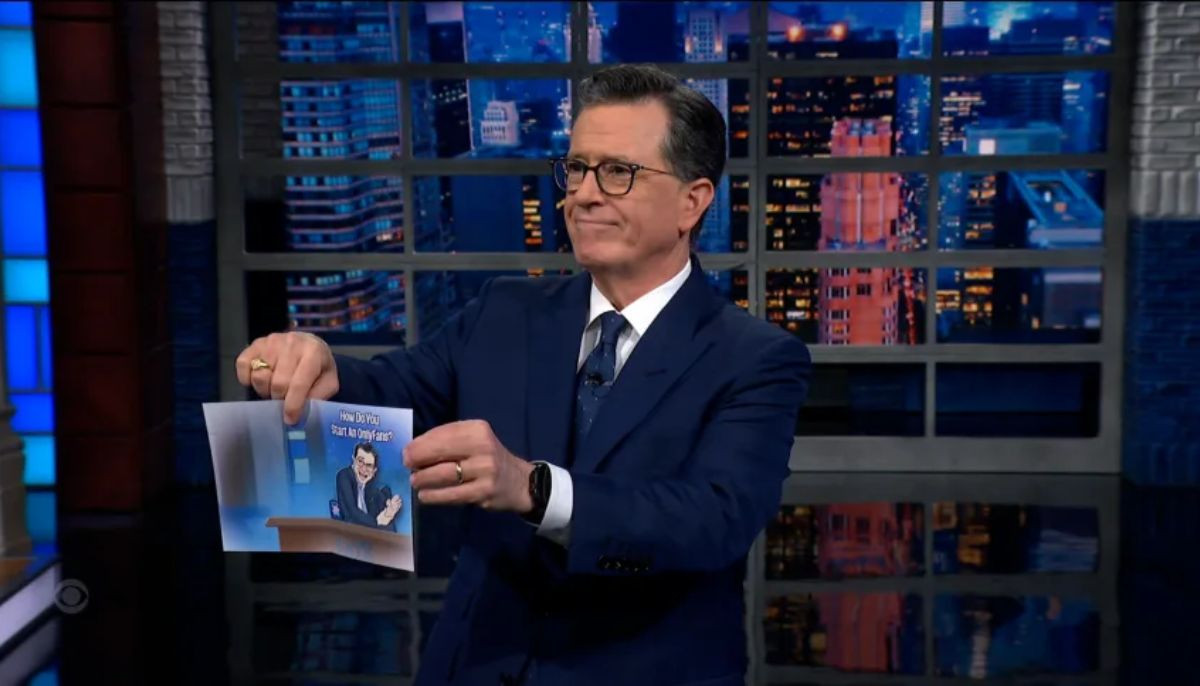 Stephen Colbert's finale mirrors his first night as surprising interruptions hit farewell monologue