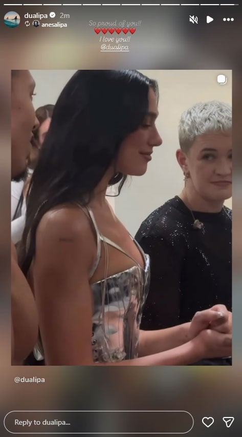 Dua Lipa receives sweet shoutout from mother on special occasion