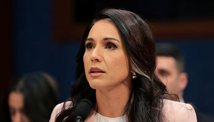Director of National Intelligence (DNI) Tulsi Gabbard testifies before a US House Intelligence Committee hearing on worldwide threats, on Capitol Hill in Washington, DC, US, March 19, 2026. — Reuters