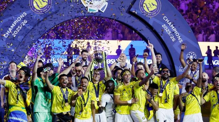 Ronaldo strikes twice to end long wait for Saudi title