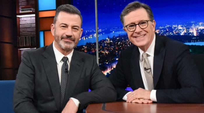 Jimmy Kimmel fires back ahead of Stephen Colbert's final goodbye