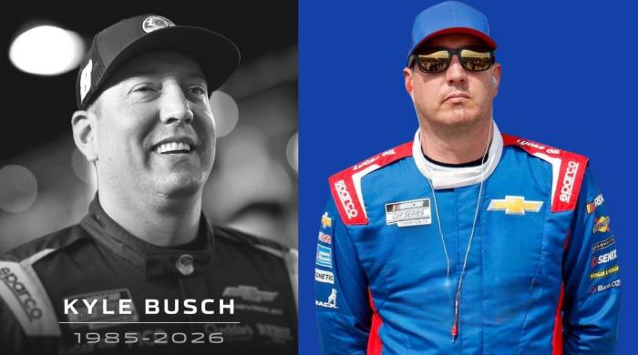 Kyle Busch, two-time NASCAR champion, dies aged 41 as cause of death remains unknown