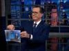 Stephen Colbert's finale mirrors his first night as surprising interruptions hit his monologue