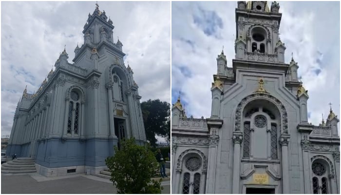 Picture shows outside view of historic Saint Stephen Church building in Turkiyes Istanbul city. — reporter