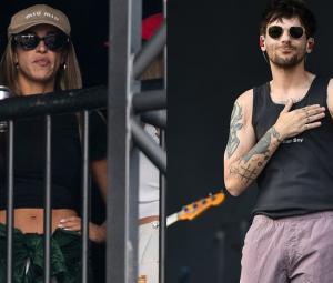 Zara McDermott cheers on Louis Tomlinson at Big Weekend after AI deepfake storm